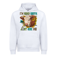 White im head heffa just ask me Urban Hoodie - texasbilliewilder