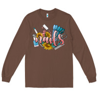 Chestnut nails Long Sleeve Tee - BarkalooDesign