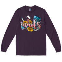 Plum nails Long Sleeve Tee - BarkalooDesign