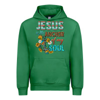 Emerald jesus is the anchor of my soul Urban Hoodie - texasbilliewilder