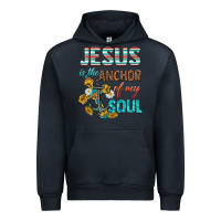 Navy jesus is the anchor of my soul Urban Hoodie - texasbilliewilder