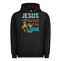 Pigment Black jesus is the anchor of my soul Urban Hoodie - texasbilliewilder