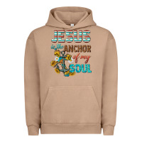 Pigment Burro jesus is the anchor of my soul Urban Hoodie - texasbilliewilder