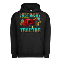 Just A Boy Who Loves Tractor Urban Hoodie | Teevron