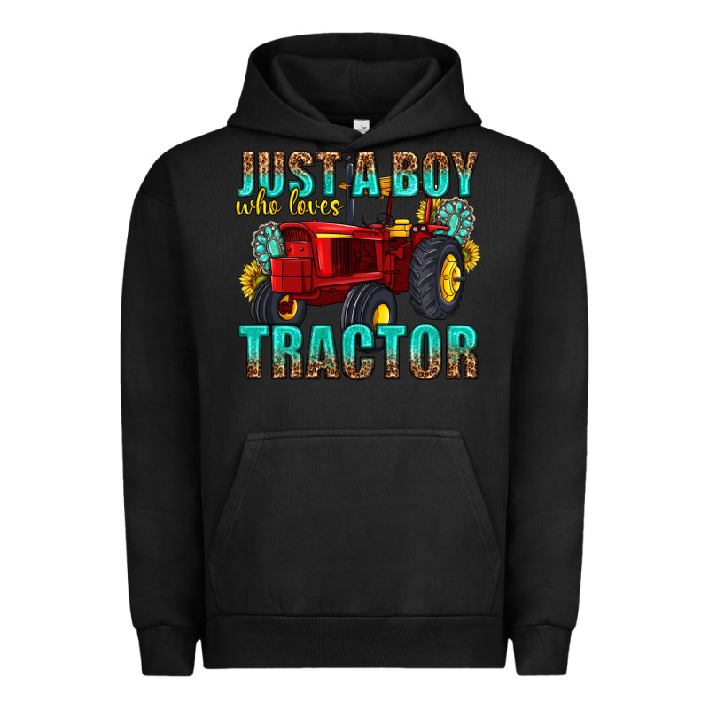 Just A Boy Who Loves Tractor Urban Hoodie by texasbilliewilder | Teevron