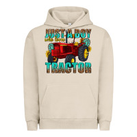 Pigment French Oak just a boy who loves tractor Urban Hoodie - texasbilliewilder