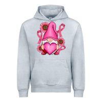 Heather Grey Breast Cancer gnomes Urban Hoodie - RanaPortraitStore