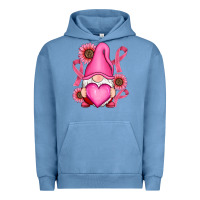 Pigment Pebble Blue Breast Cancer gnomes Urban Hoodie - RanaPortraitStore