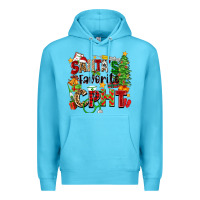 Ocean Blue santa's favorite cpht Premium Hoodie - Zillion Design Studio