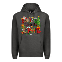 Charcoal Heather santa's favorite cpht Premium Hoodie - Zillion Design Studio