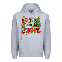 Heather Grey santa's favorite cpht Premium Hoodie - Zillion Design Studio