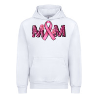 White Breast Cancer Awareness Mom Urban Hoodie - RanaPortraitStore