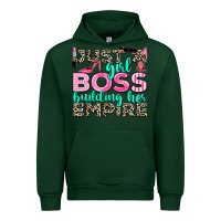 Forest Green just a girl boss building her empire Urban Hoodie - texasbilliewilder