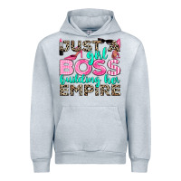 Heather Grey just a girl boss building her empire Urban Hoodie - texasbilliewilder
