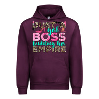 Mauve Wine just a girl boss building her empire Urban Hoodie - texasbilliewilder