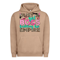 Pigment Burro just a girl boss building her empire Urban Hoodie - texasbilliewilder