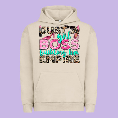 Just A Girl Boss Building Her Empire Urban Hoodie Designed By Texasbilliewilder