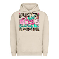 Pigment French Oak just a girl boss building her empire Urban Hoodie - texasbilliewilder