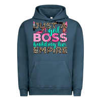 Pigment Midnight Navy just a girl boss building her empire Urban Hoodie - texasbilliewilder