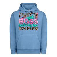 Pigment Pebble Blue just a girl boss building her empire Urban Hoodie - texasbilliewilder