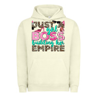Pigment Pistachio just a girl boss building her empire Urban Hoodie - texasbilliewilder
