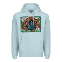 Blue Mist thanksgiving turkey with background Premium Hoodie - RanaPortraitStore