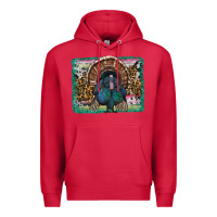 Cardinal thanksgiving turkey with background Premium Hoodie - RanaPortraitStore