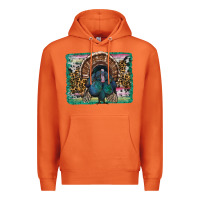 Carrot thanksgiving turkey with background Premium Hoodie - RanaPortraitStore