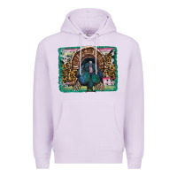 Lilac thanksgiving turkey with background Premium Hoodie - RanaPortraitStore
