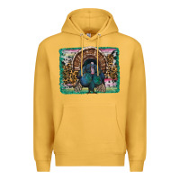 Mustard thanksgiving turkey with background Premium Hoodie - RanaPortraitStore