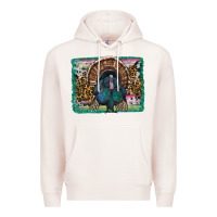Pale Pink thanksgiving turkey with background Premium Hoodie - RanaPortraitStore