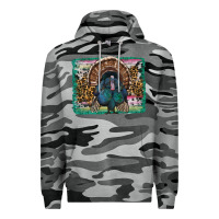 Slate Camo thanksgiving turkey with background Premium Hoodie - RanaPortraitStore