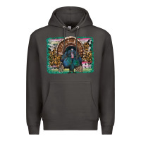 Smoke thanksgiving turkey with background Premium Hoodie - RanaPortraitStore