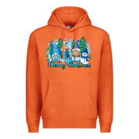 Carrot merry christmas snowman gnomes Premium Hoodie - Zillion Design Studio