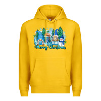 Lemon merry christmas snowman gnomes Premium Hoodie - Zillion Design Studio