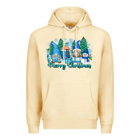 Pina Colada merry christmas snowman gnomes Premium Hoodie - Zillion Design Studio