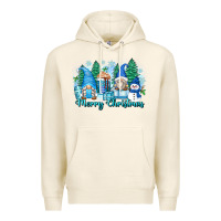 Tofu merry christmas snowman gnomes Premium Hoodie - Zillion Design Studio