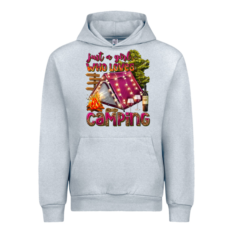 Just A Girl Who Loves Camping Urban Hoodie by texasbilliewilder | Teevron