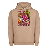 Pigment Burro just a girl who loves camping Urban Hoodie - texasbilliewilder