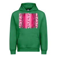 Emerald Breast Cancer Brushstrokes Urban Hoodie - RanaPortraitStore
