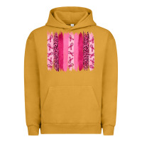 Pigment Peanut Butter Breast Cancer Brushstrokes Urban Hoodie - RanaPortraitStore