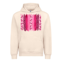 Sandshell Breast Cancer Brushstrokes Urban Hoodie - RanaPortraitStore