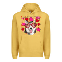 Valentine's Day Husky Premium Hoodie | Teevron