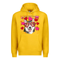 Lemon Valentine's day husky Premium Hoodie - RanaPortraitStore