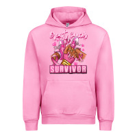 Fuchsia Pink Breast Cancer survivor afro girl sneakers Urban Hoodie - RanaPortraitStore