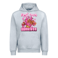 Heather Grey Breast Cancer survivor afro girl sneakers Urban Hoodie - RanaPortraitStore