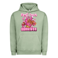 Pigment Oil Green Breast Cancer survivor afro girl sneakers Urban Hoodie - RanaPortraitStore