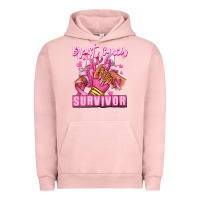 Pigment Salmon Breast Cancer survivor afro girl sneakers Urban Hoodie - RanaPortraitStore