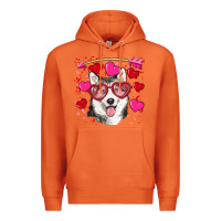 Carrot Valentine's day husky Premium Hoodie - RanaPortraitStore