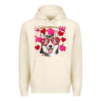 Tofu Valentine's day husky Premium Hoodie - RanaPortraitStore